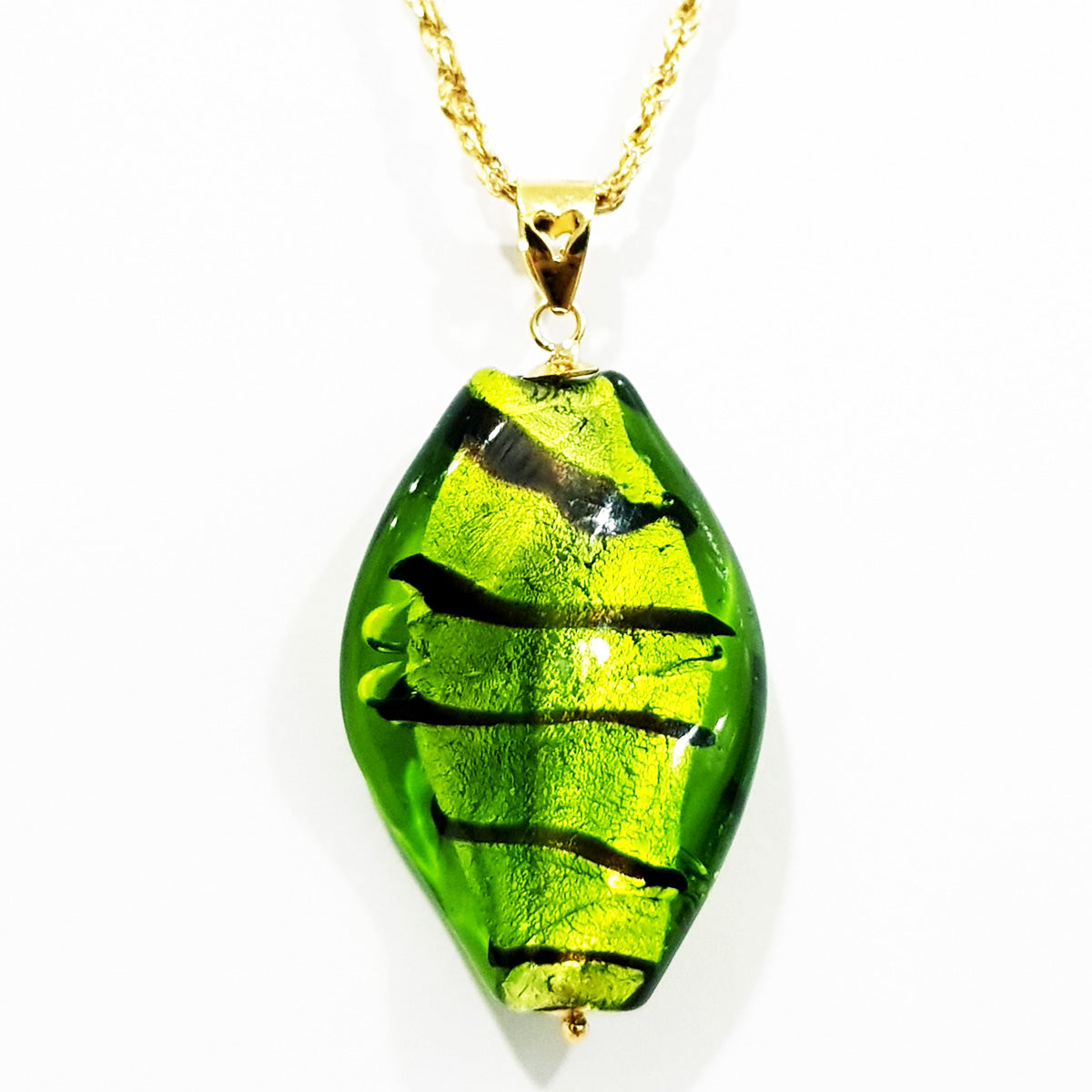 18K Pure Gold Stone Necklace | Necklace | 18K Gold Jewelry