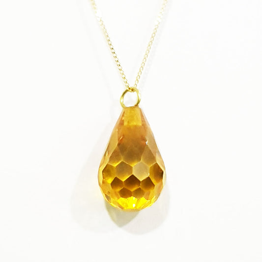18K Pure Gold Gem Necklace | Necklace | 18K Gold Jewelry