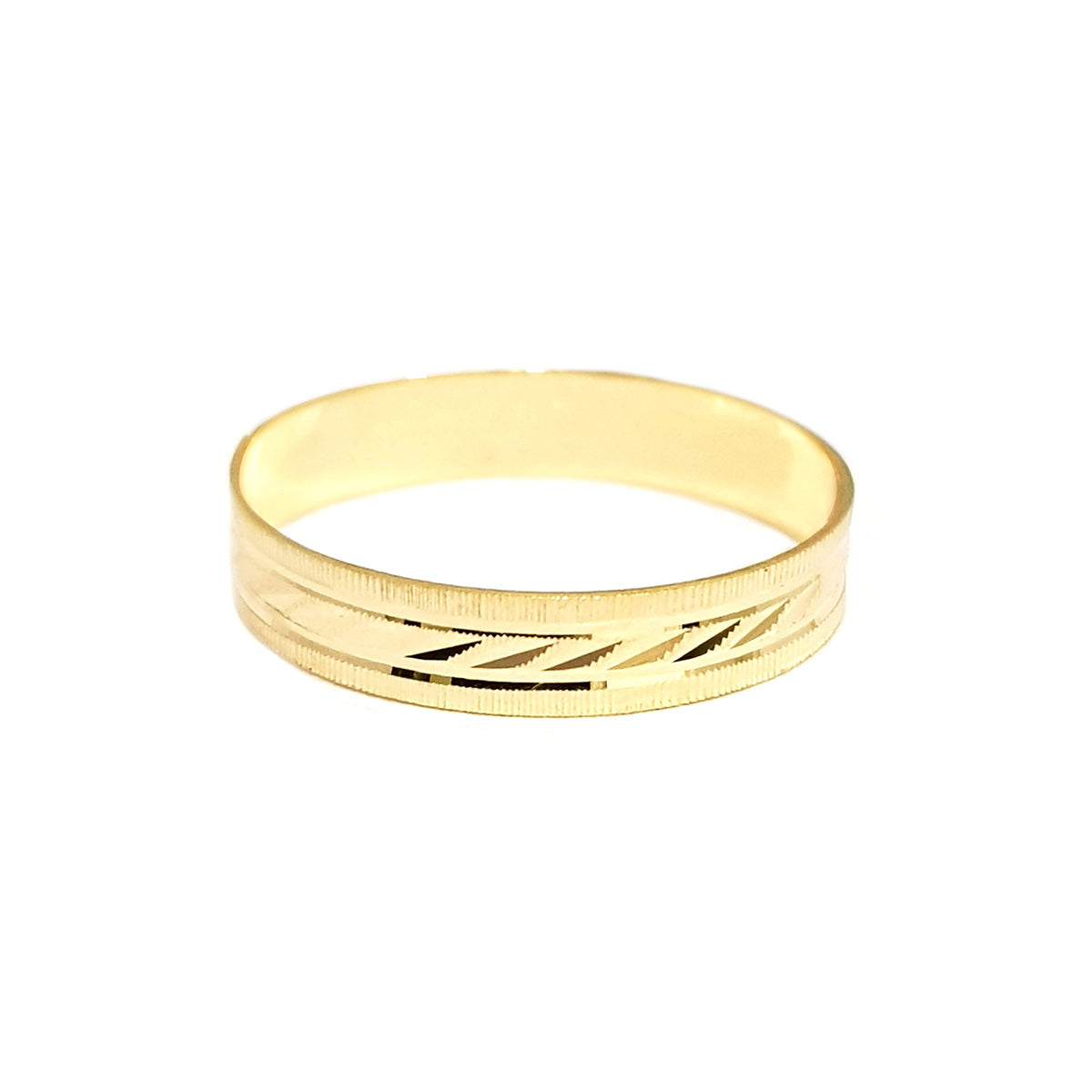 18K Pure Gold Elegant Design Couple Ring | Ring | 18K Gold Jewelry