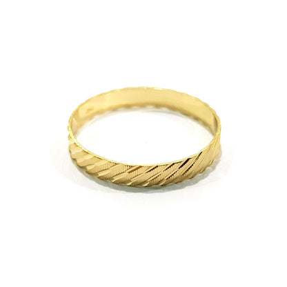 18K Pure Gold Wedding Ring | Ring | 18K Gold Jewelry