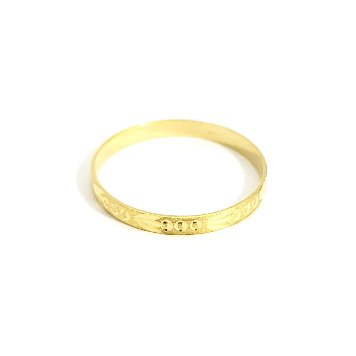 18K Pure Gold Wedding Ring | Ring | 18K Gold Jewelry