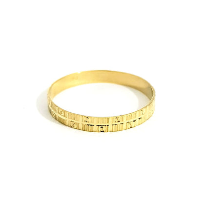 18K Pure Gold Couple Ring