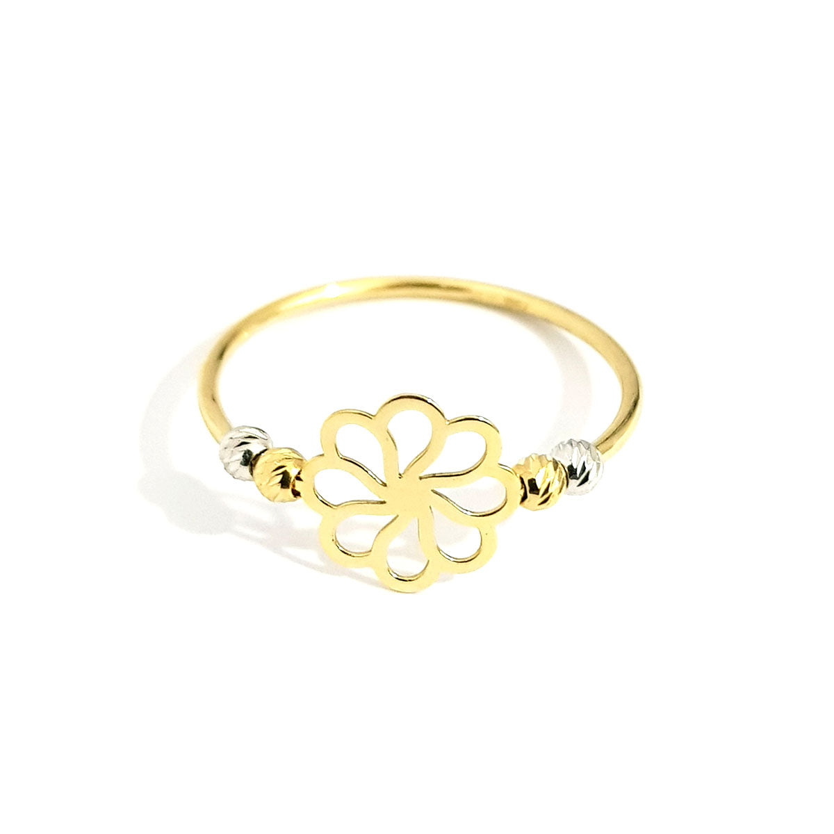 18K Pure Gold Flower Ring | Ring | 18K Gold Jewelry