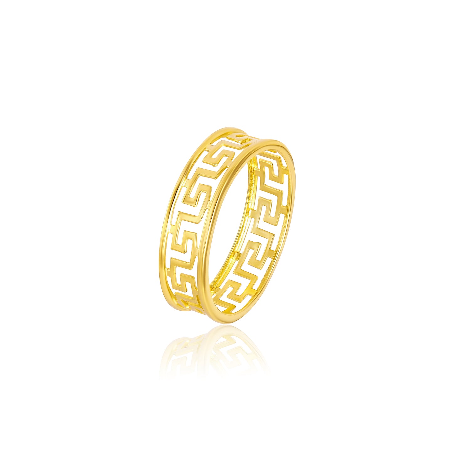 18K Pure Gold Elegant Ring