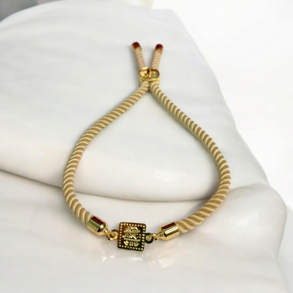 21K Pure Gold Adjustable Bracelet