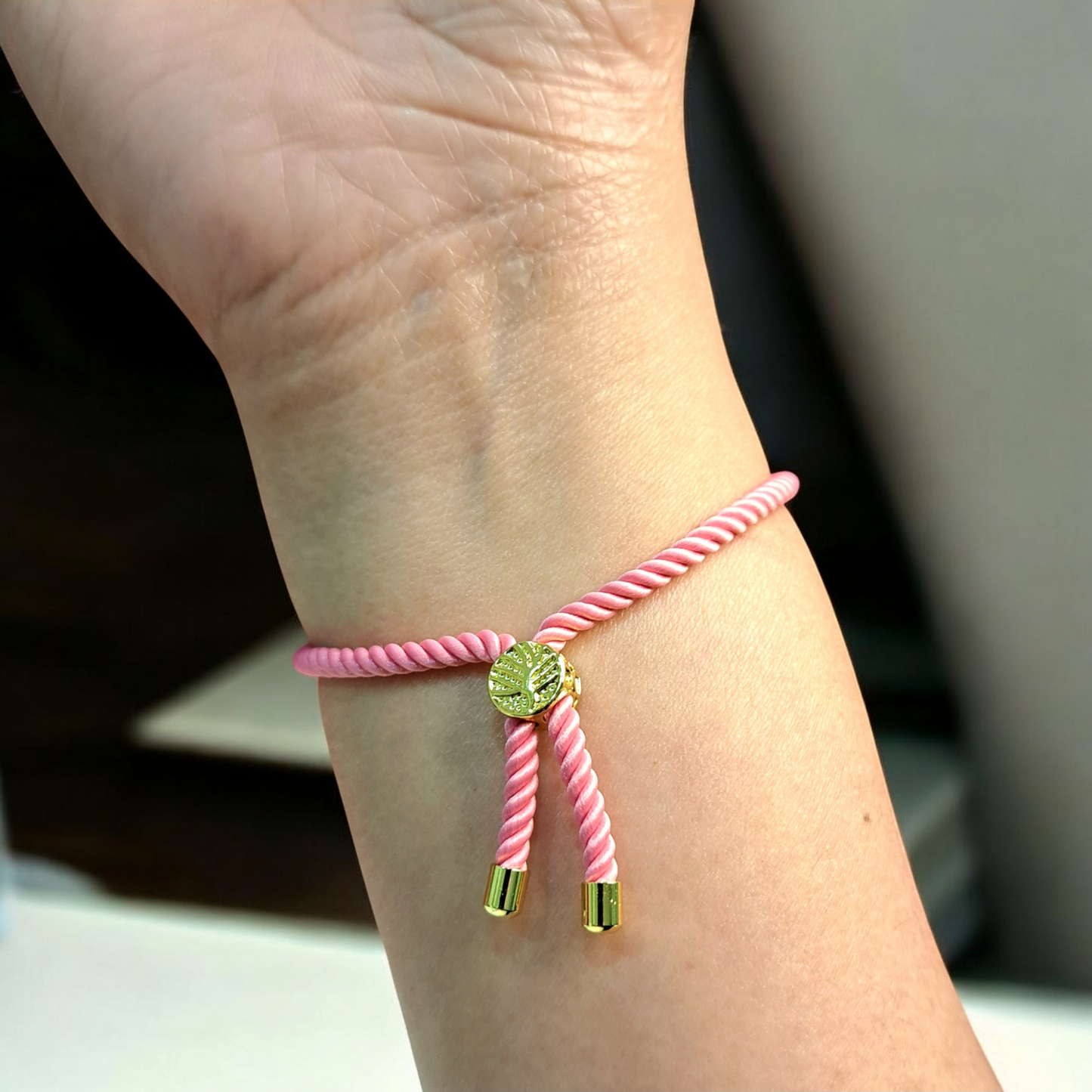 21K Pure Gold Adjustable Bracelet