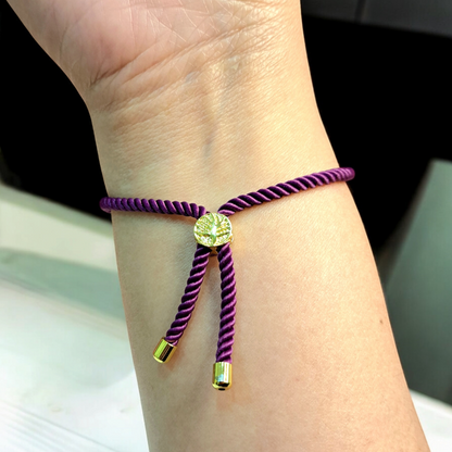 21K Pure Gold Adjustable Bracelet