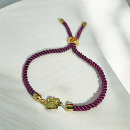 21K Pure Gold Adjustable Bracelet