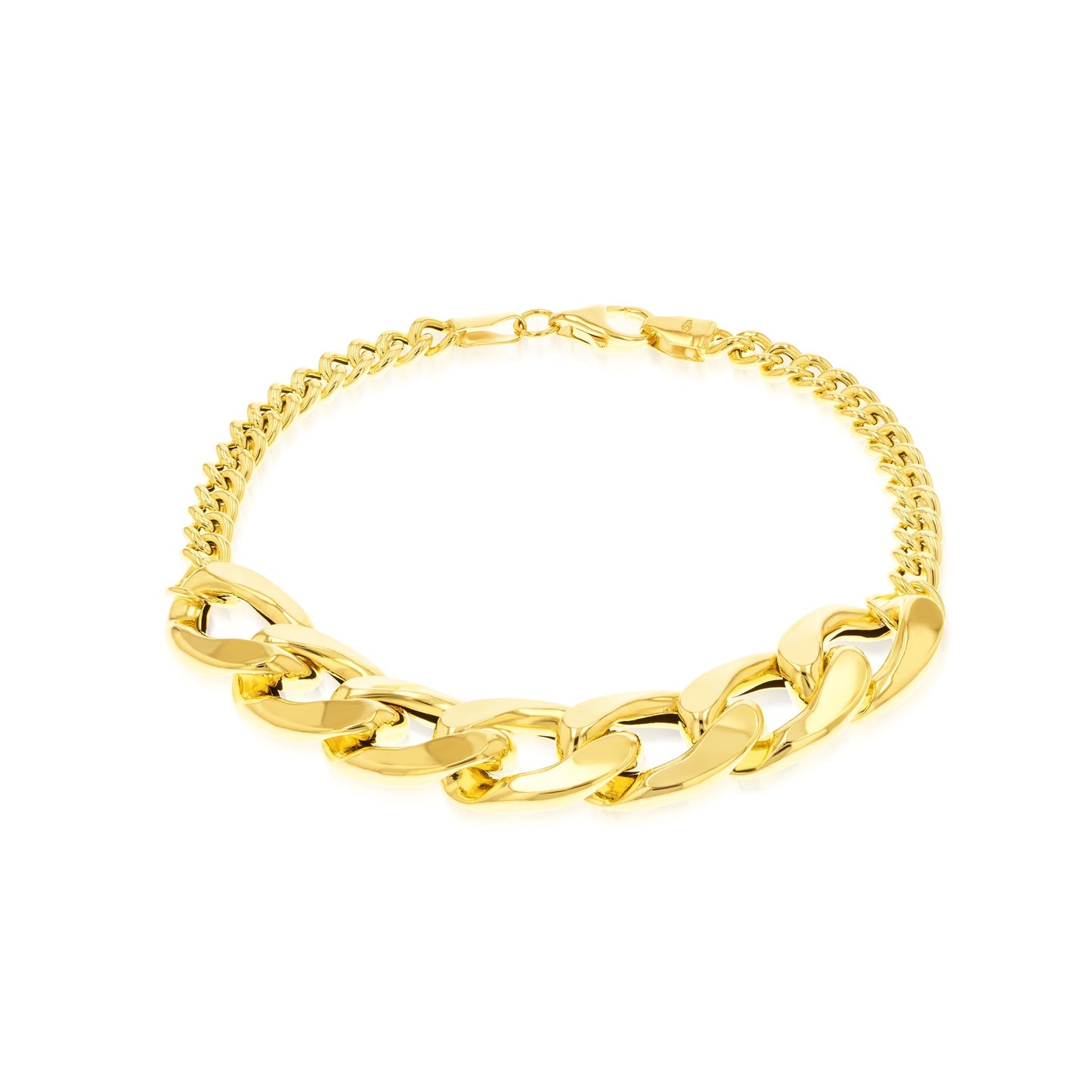 18K Pure Gold Elegant Linked Jewelry Set