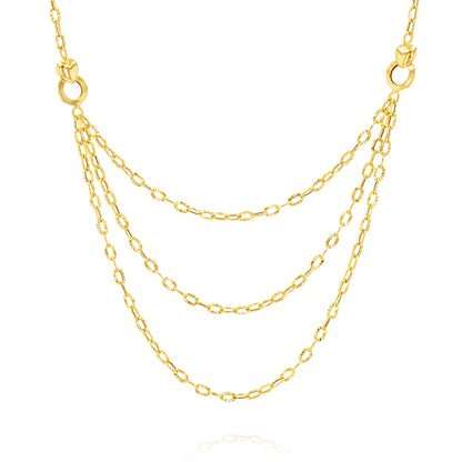 18K Pure Gold Thin Layer Jewelry Set