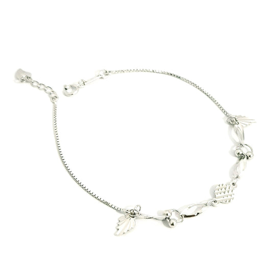 Real Sterling Leaf Design Silver 925 | Silver | 18K Gold Jewelry