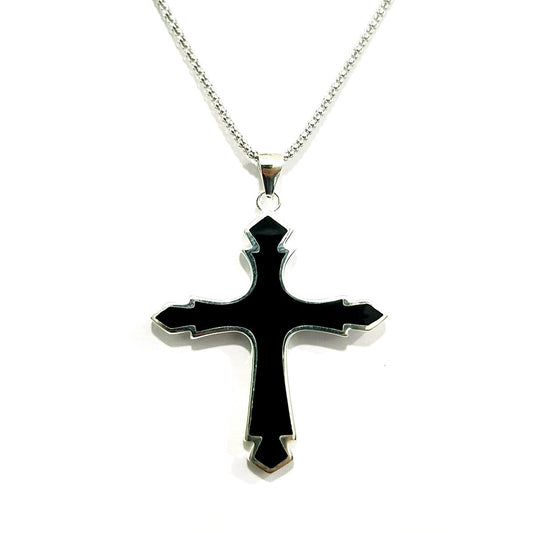 Real 925 Sterling Silver Cross Necklace | Silver | 18K Gold Jewelry