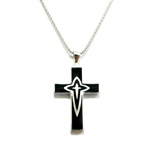 Real 925 Sterling Silver Cross Necklace
