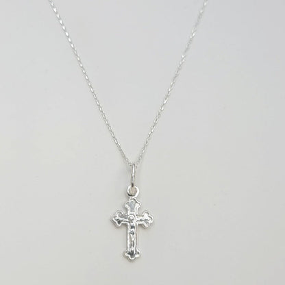 Real 925 Sterling Cross Necklace