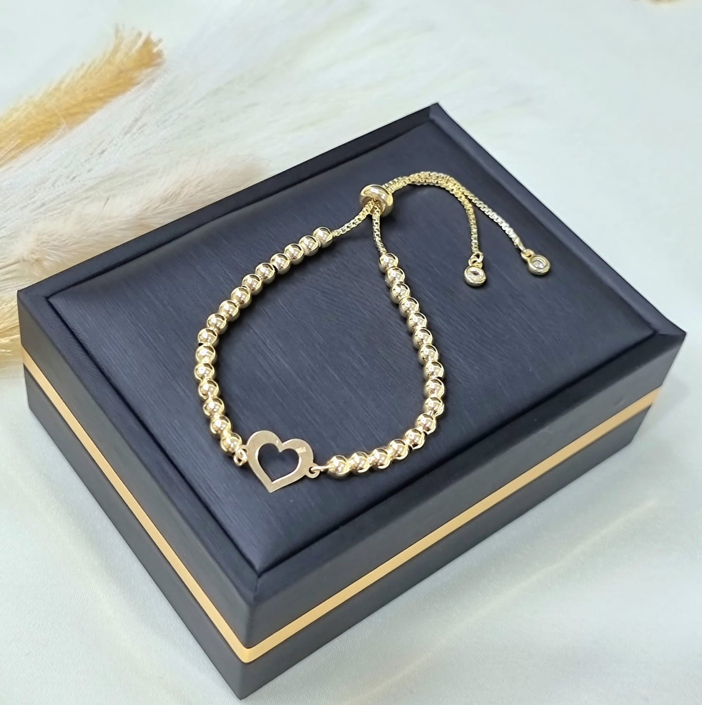18K Pure Gold Multiple Design Seed Bracelets