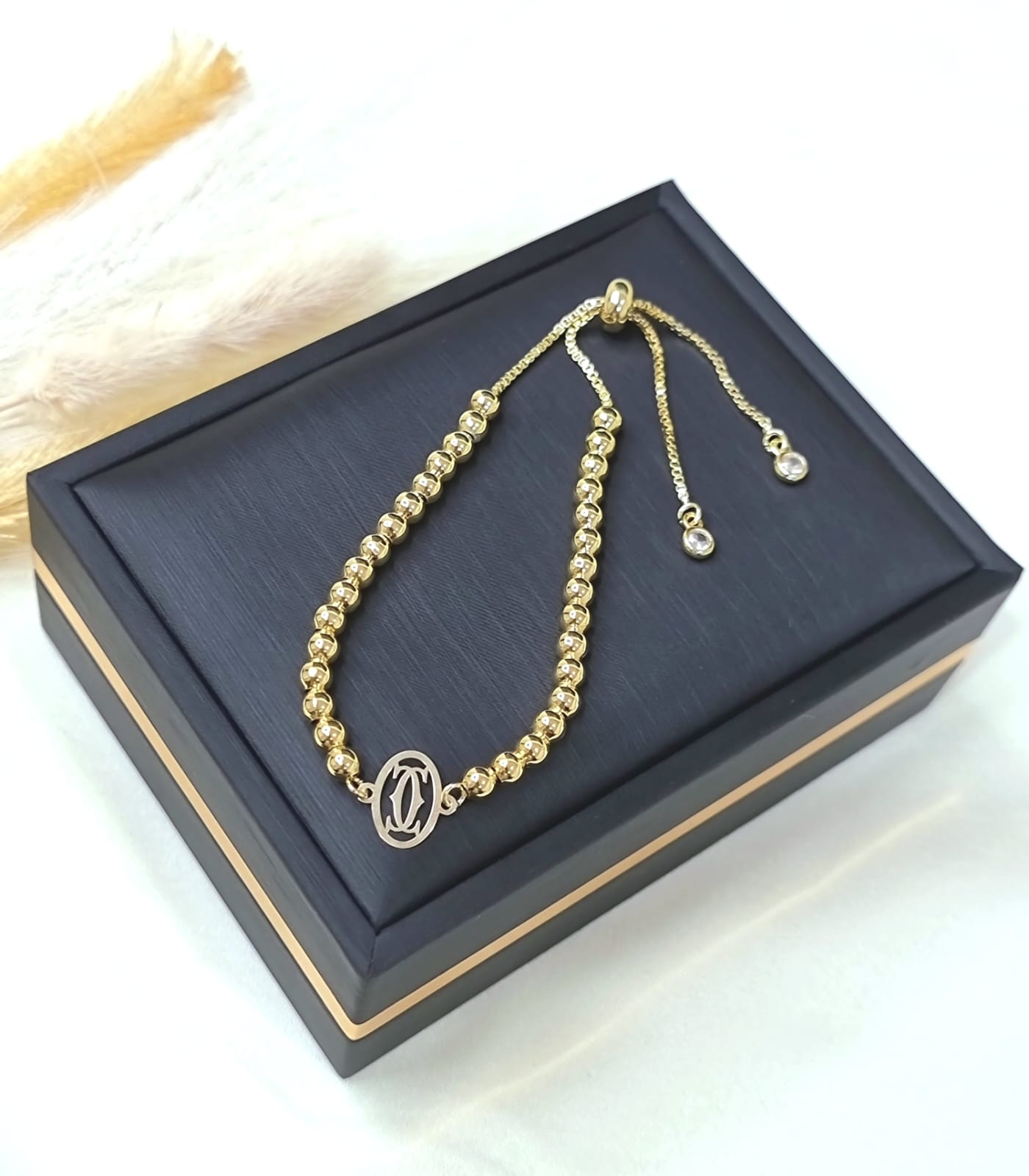 18K Pure Gold Multiple Design Seed Bracelets