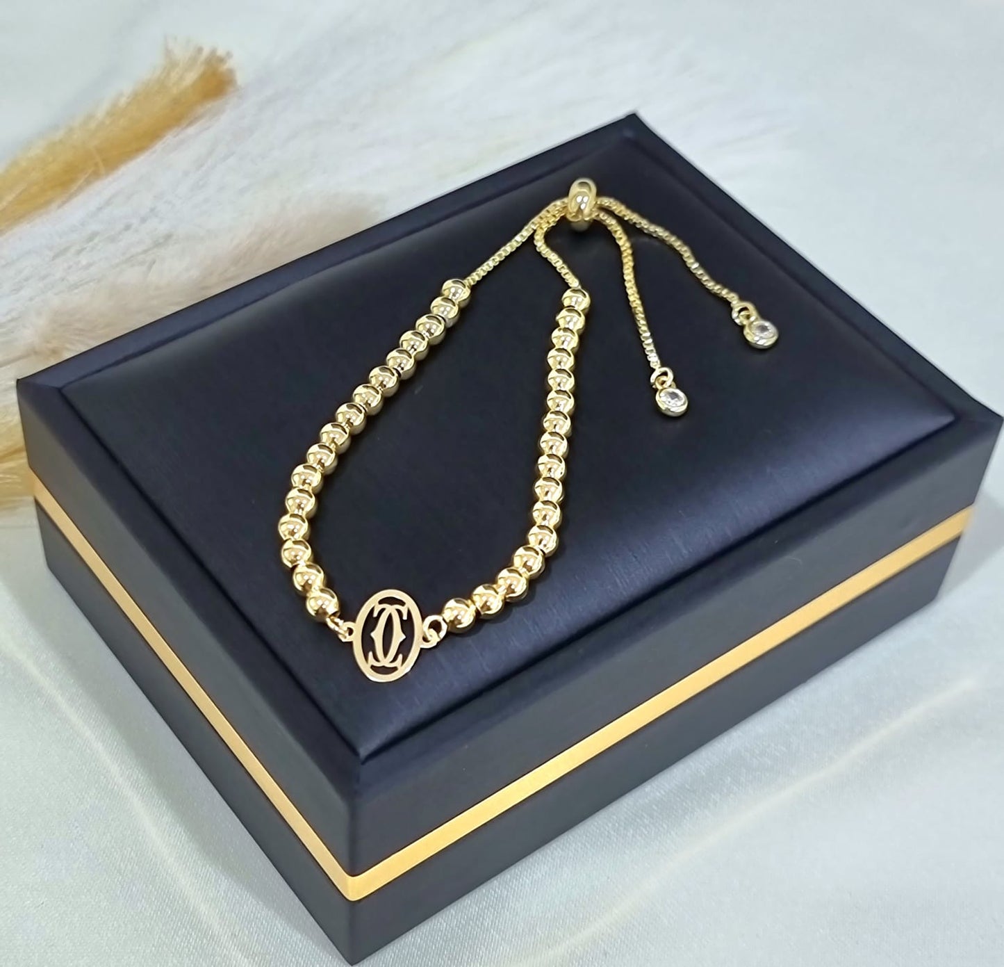 18K Pure Gold Multiple Design Seed Bracelets