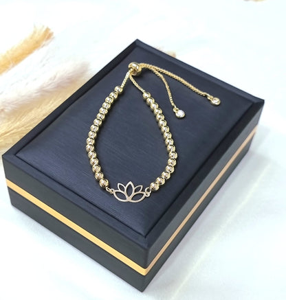 18K Pure Gold Multiple Design Seed Bracelets