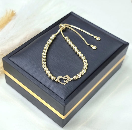18K Pure Gold Multiple Design Seed Bracelets