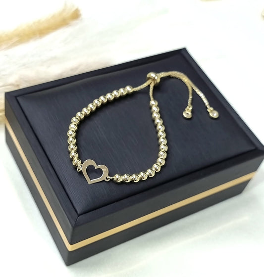 18K Pure Gold Multiple Design Seed Bracelets