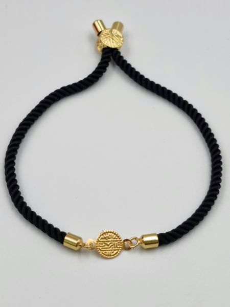 21K Pure Gold Adjustable Coin Bracelet | Bracelet | 18K Gold Jewelry
