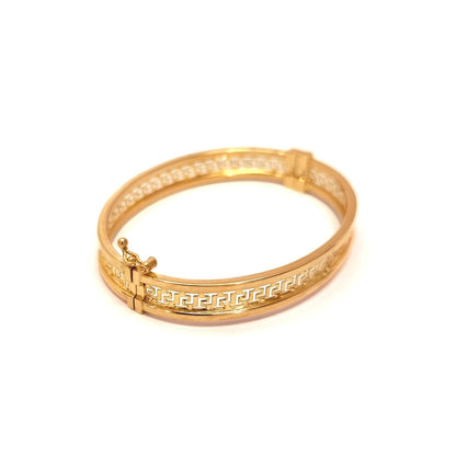 18K Pure Gold Elegant Design Bangle | Bangle | 18K Gold Jewelry