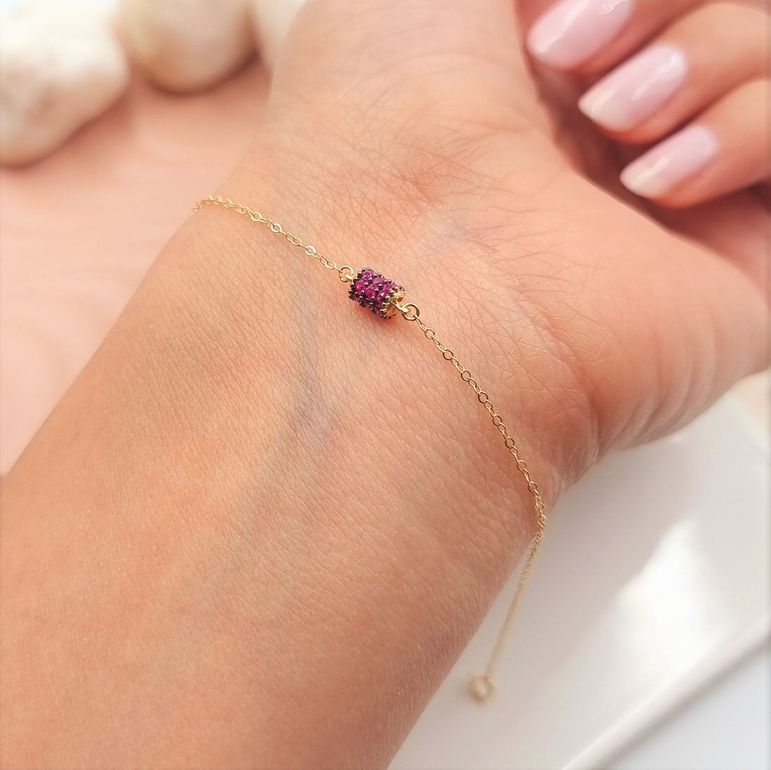 18K Pure Gold Bracelet | Bracelet | 18K Gold Jewelry