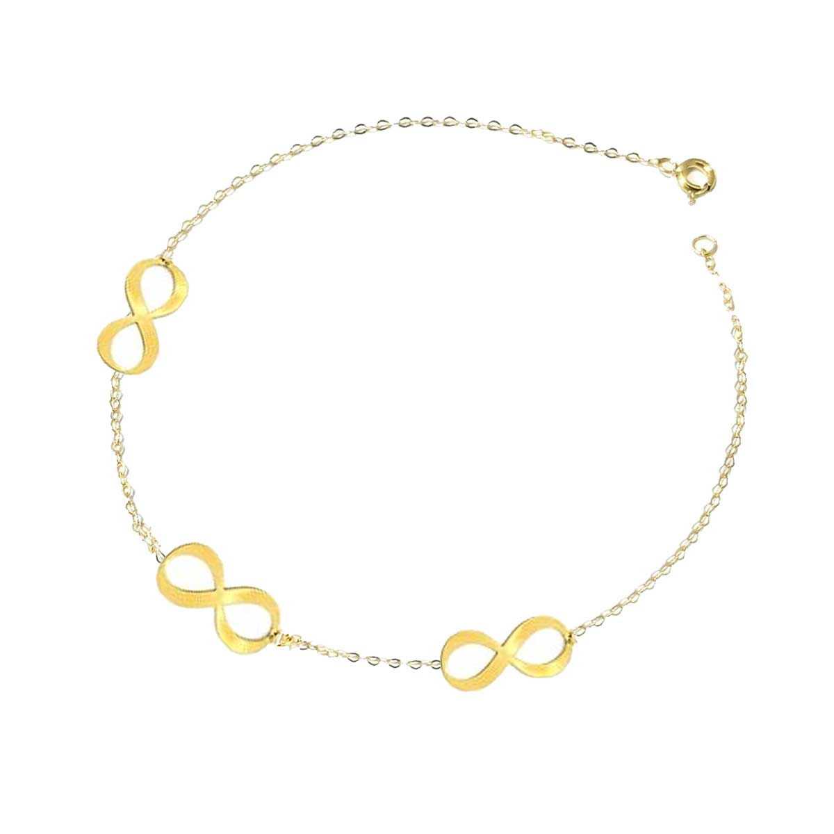 18K Pure Gold Infinity Bracelet | Bracelet | 18K Gold Jewelry