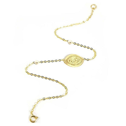 18K Pure Gold Round Design Bracelet | Bracelet | 18K Gold Jewelry