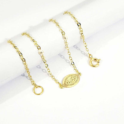 18K Pure Gold Round Design Bracelet | Bracelet | 18K Gold Jewelry