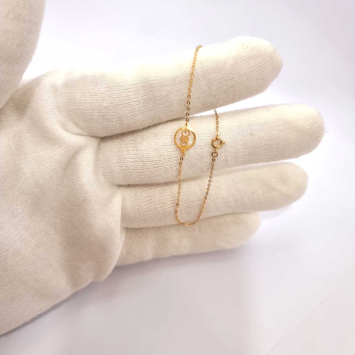 18K Pure Solid D&G Bracelet | Bracelet | 18K Gold Jewelry