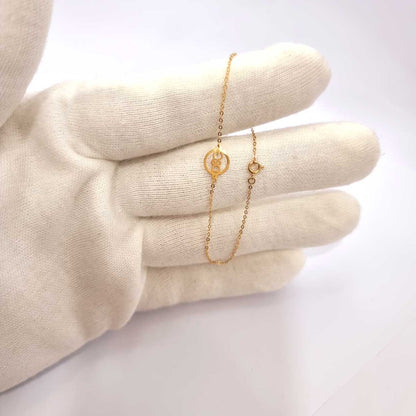 18K Pure Solid D&G Bracelet | Bracelet | 18K Gold Jewelry