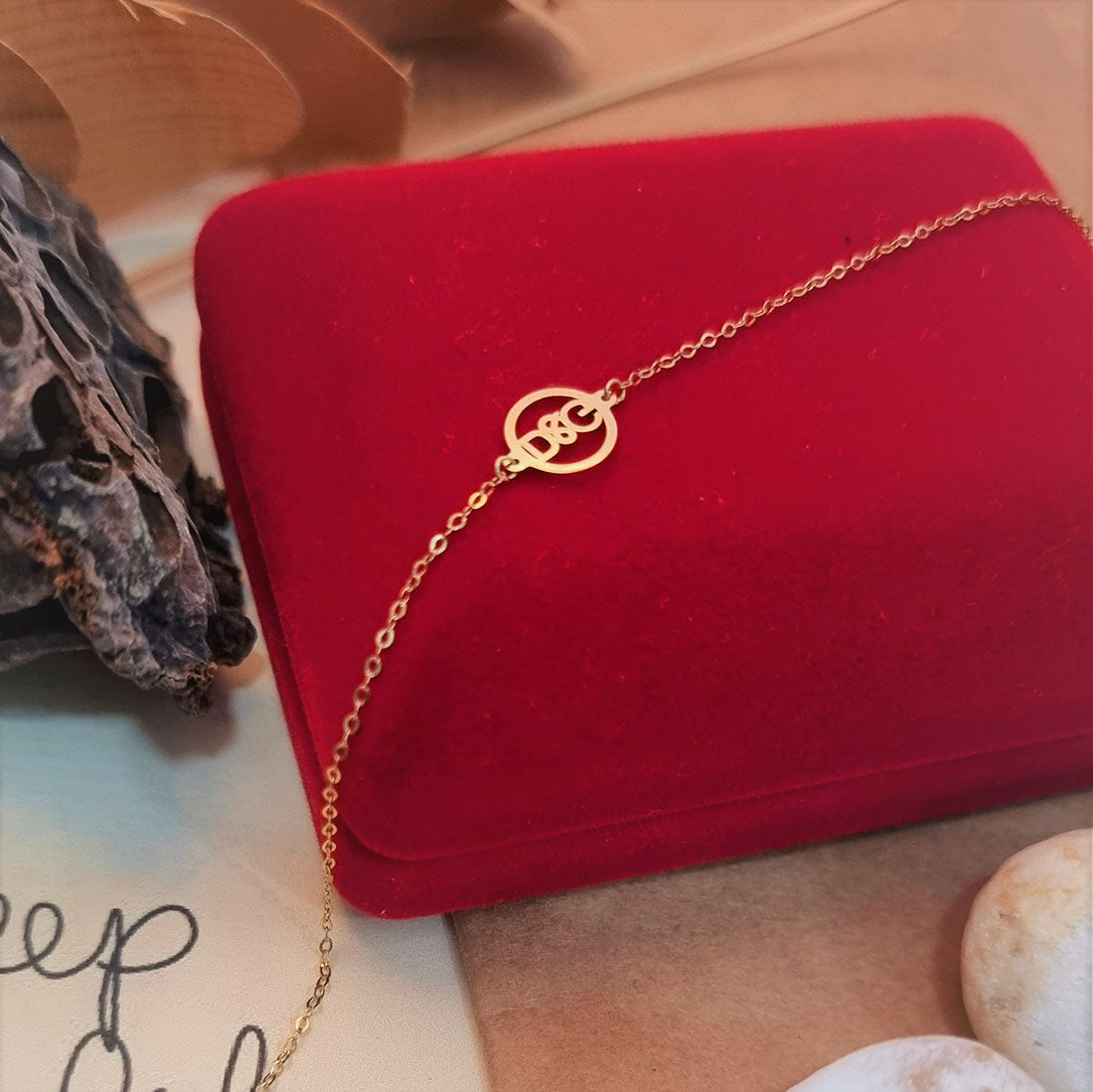 18K Pure Solid D&G Bracelet | Bracelet | 18K Gold Jewelry