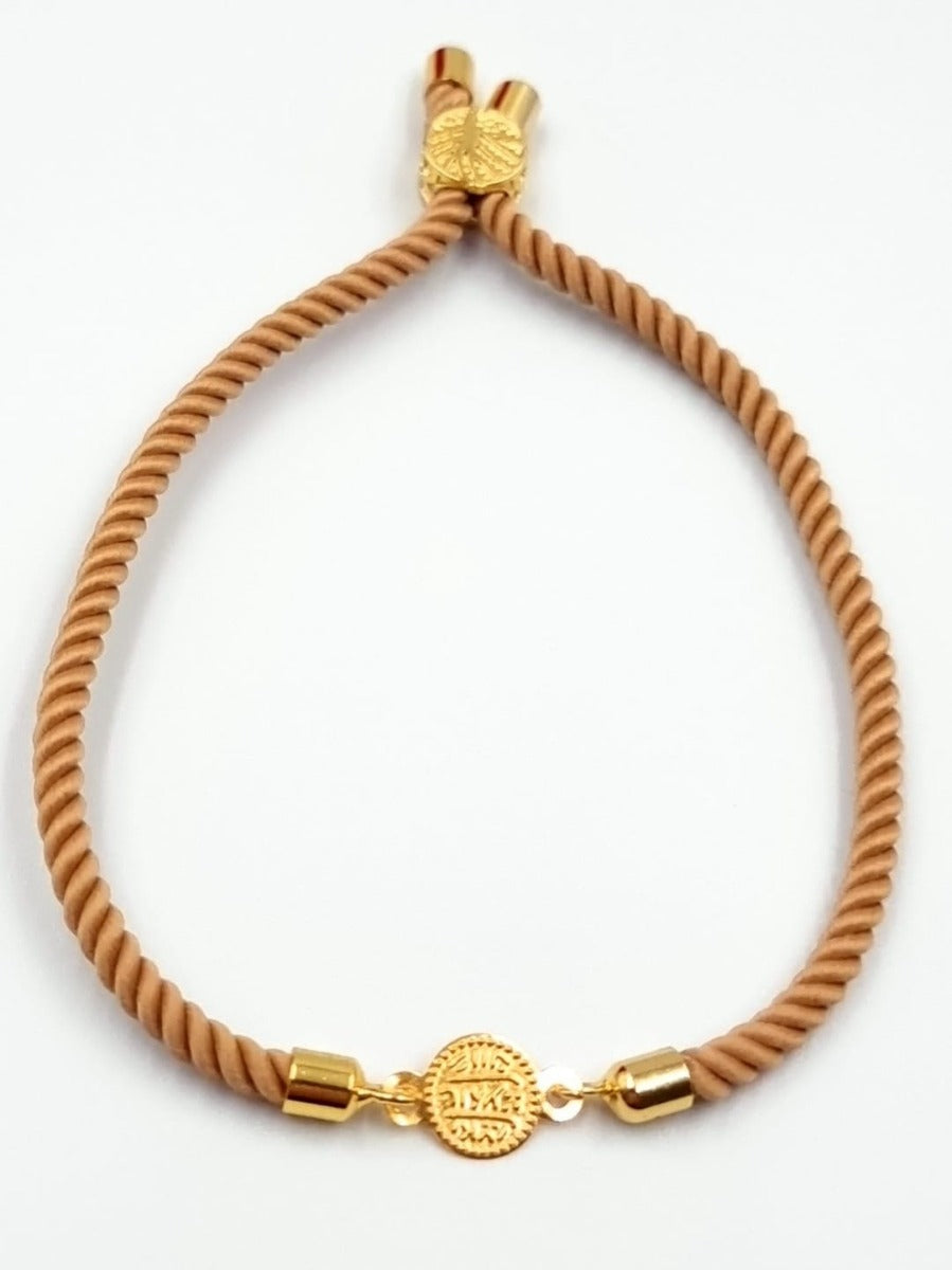 21K Pure Gold Adjustable Coin Bracelet | Bracelet | 18K Gold Jewelry