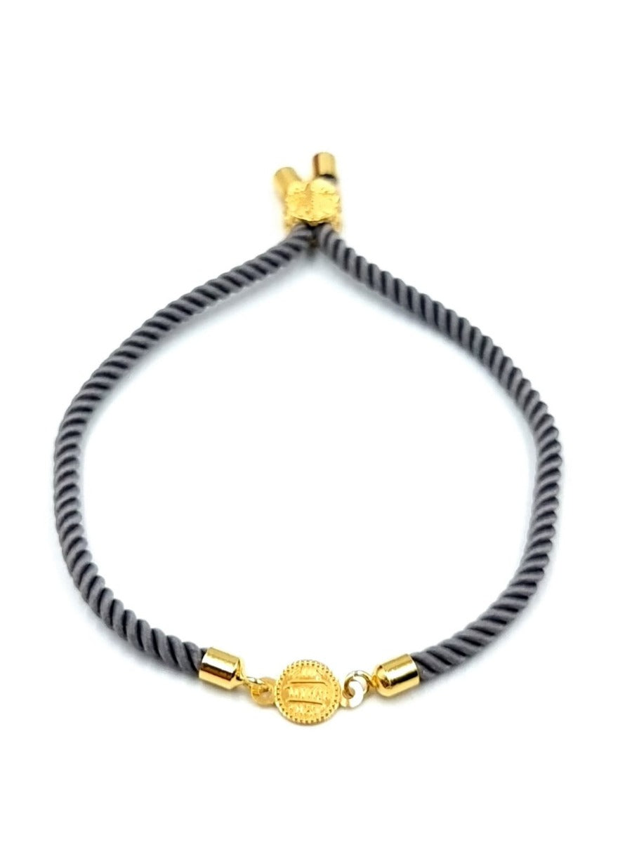 21K Pure Gold Adjustable Coin Bracelet | Bracelet | 18K Gold Jewelry