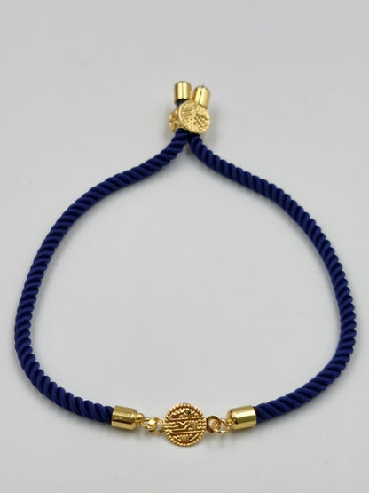 21K Pure Gold Adjustable Coin Bracelet | Bracelet | 18K Gold Jewelry