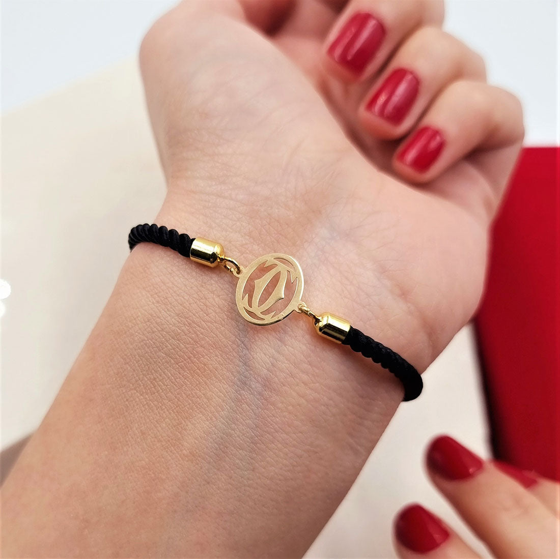 18K Pure Gold Thread Adjustable Bracelet | Bracelet | 18K Gold Jewelry