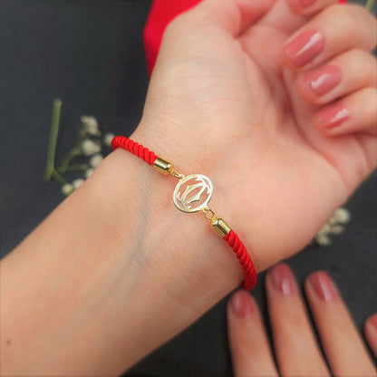 18K Pure Gold Thread Adjustable Bracelet | Bracelet | 18K Gold Jewelry