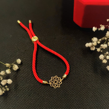 18K Pure Gold Thread Adjustable Bracelet | Bracelet | 18K Gold Jewelry