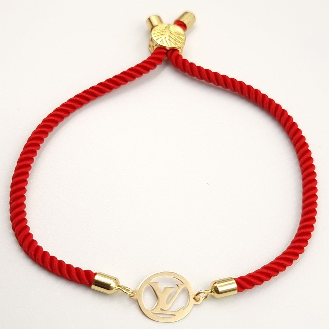 18K Pure Gold Charm Thread Adjustable Bracelet | Bracelet | 18K Gold Jewelry