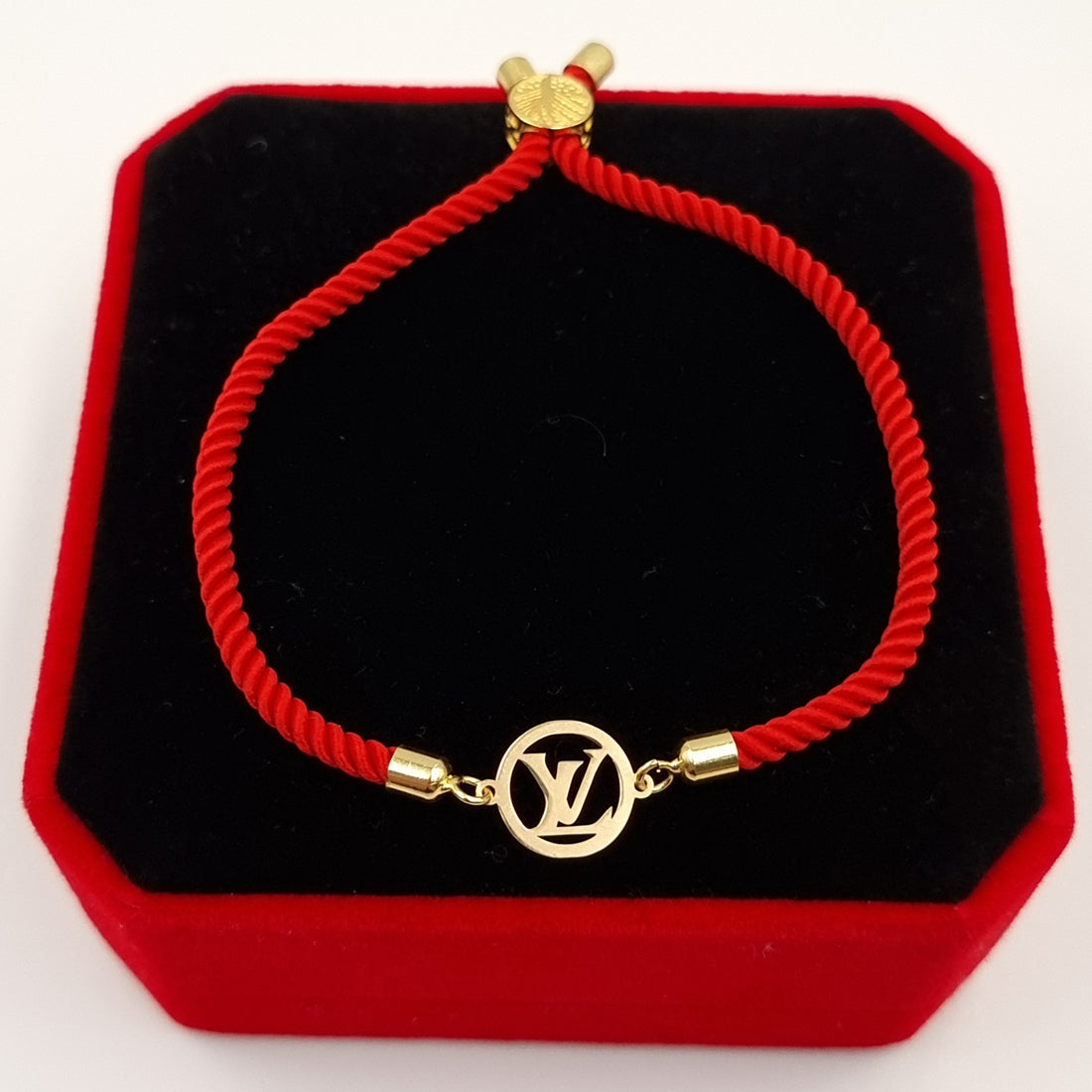 18K Pure Gold Charm Thread Adjustable Bracelet | Bracelet | 18K Gold Jewelry