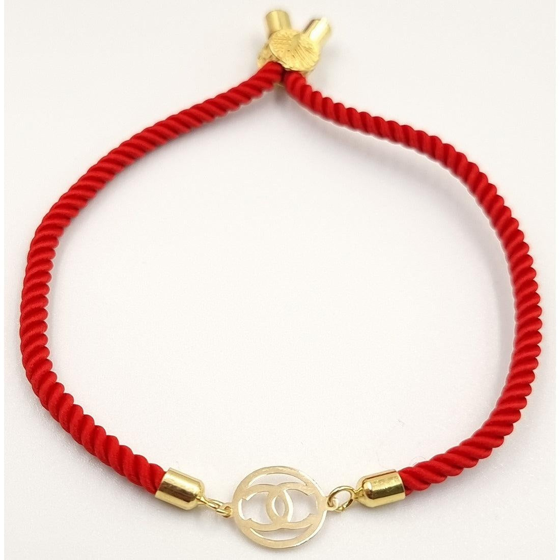18K Pure Gold Thread Adjustable Bracelet | Bracelet | 18K Gold Jewelry