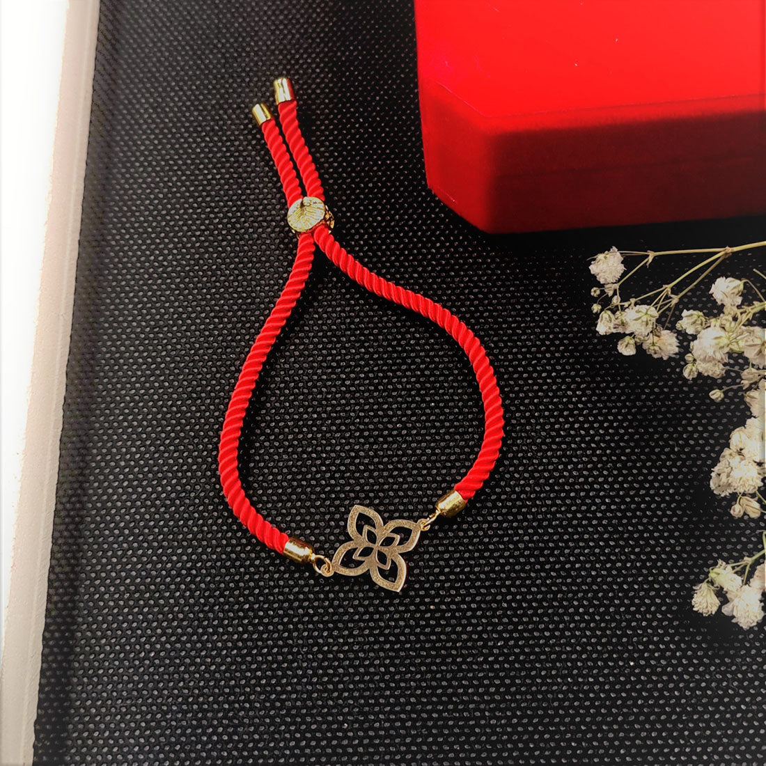 18K Pure Gold Flower Adjustable Bracelet | Bracelet | 18K Gold Jewelry