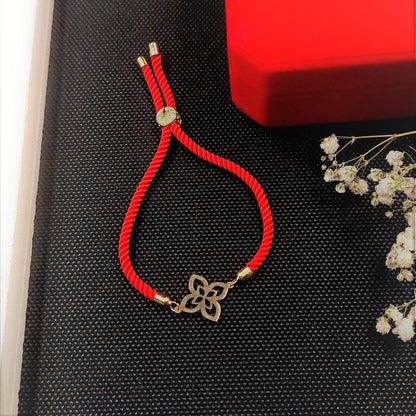 18K Pure Gold Flower Adjustable Bracelet | Bracelet | 18K Gold Jewelry