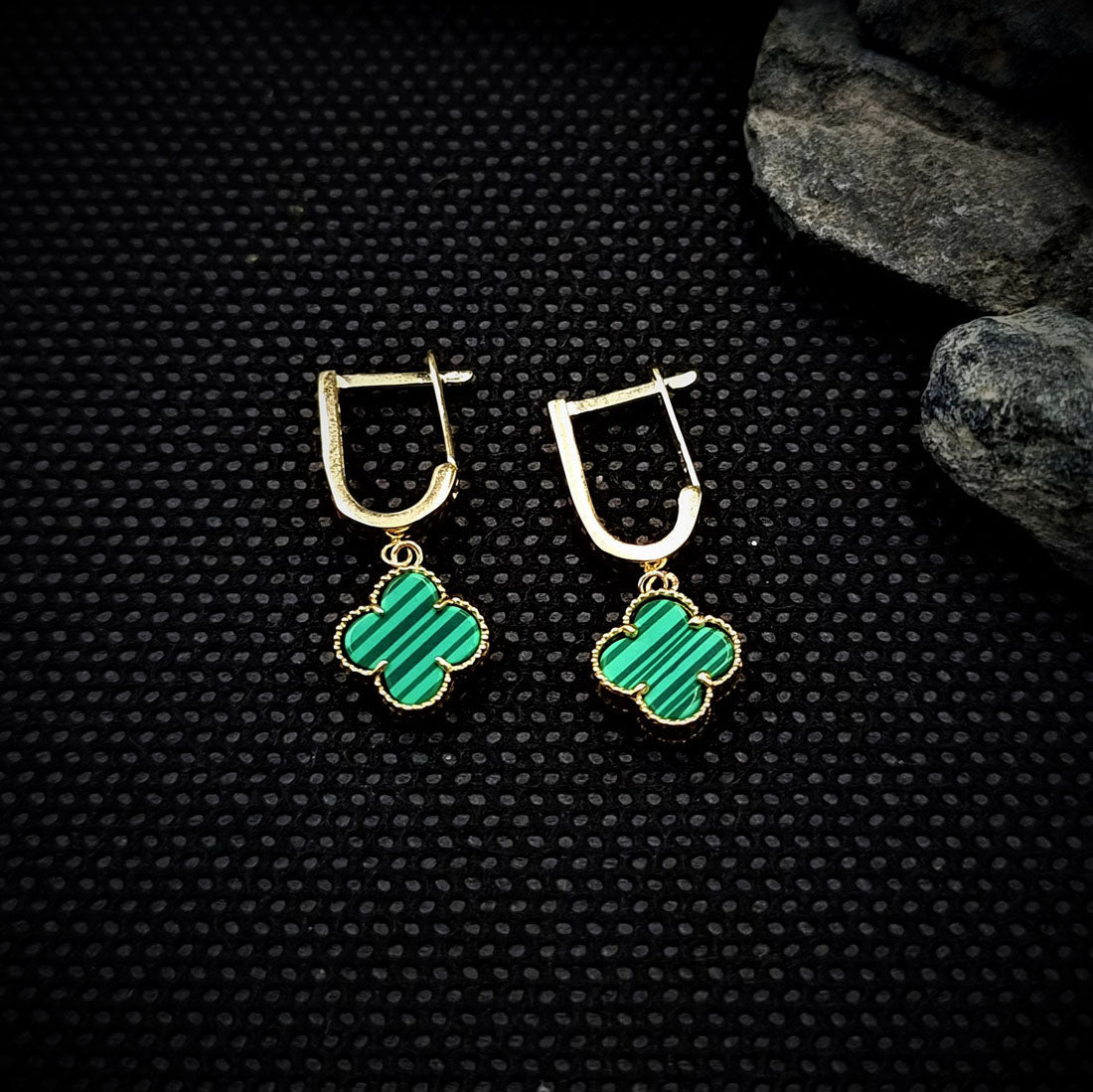 18k Pure Gold Flower Earrings | Earring | 18K Gold Jewelry