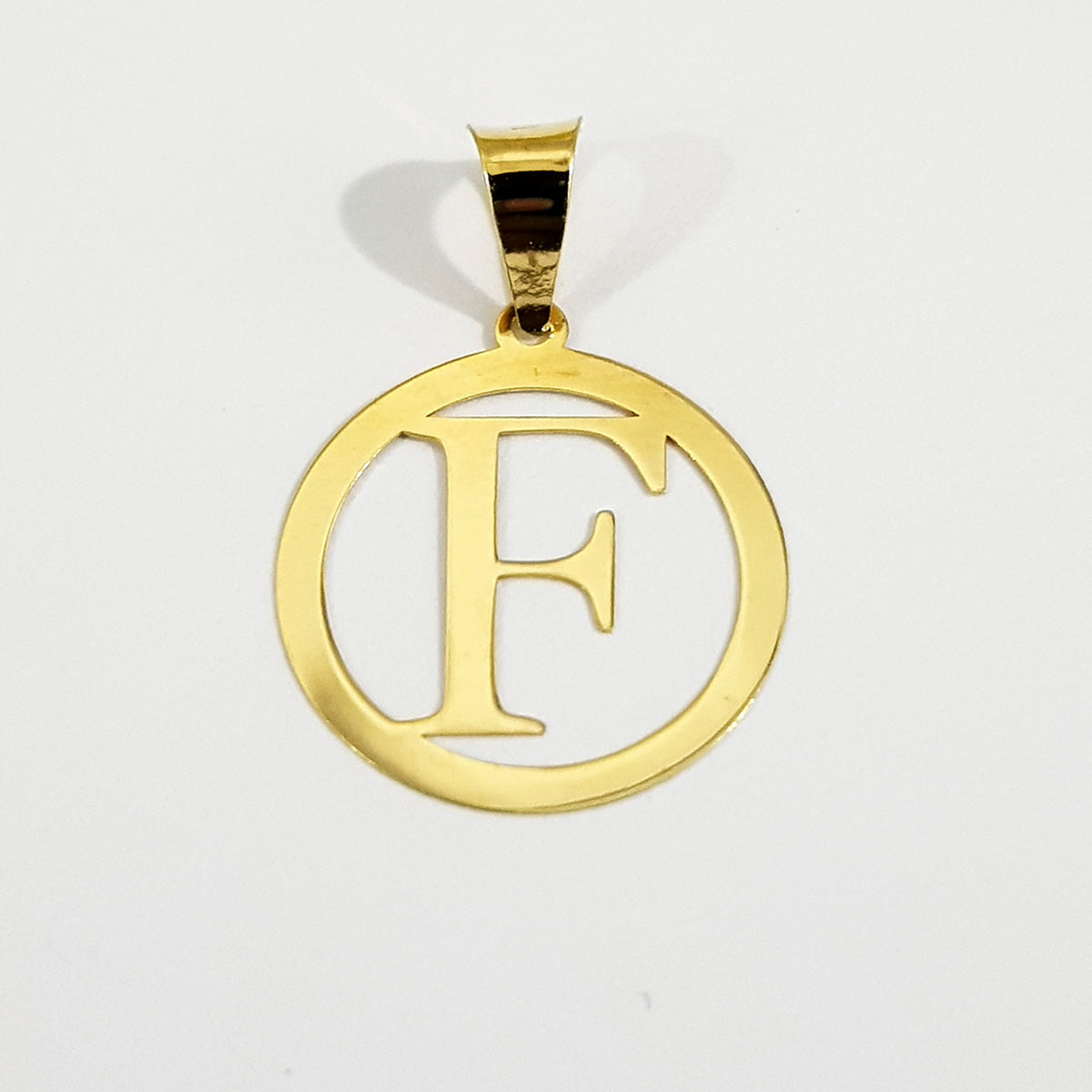 18K Pure Gold Letter F Design Necklace | Necklace | 18K Gold Jewelry