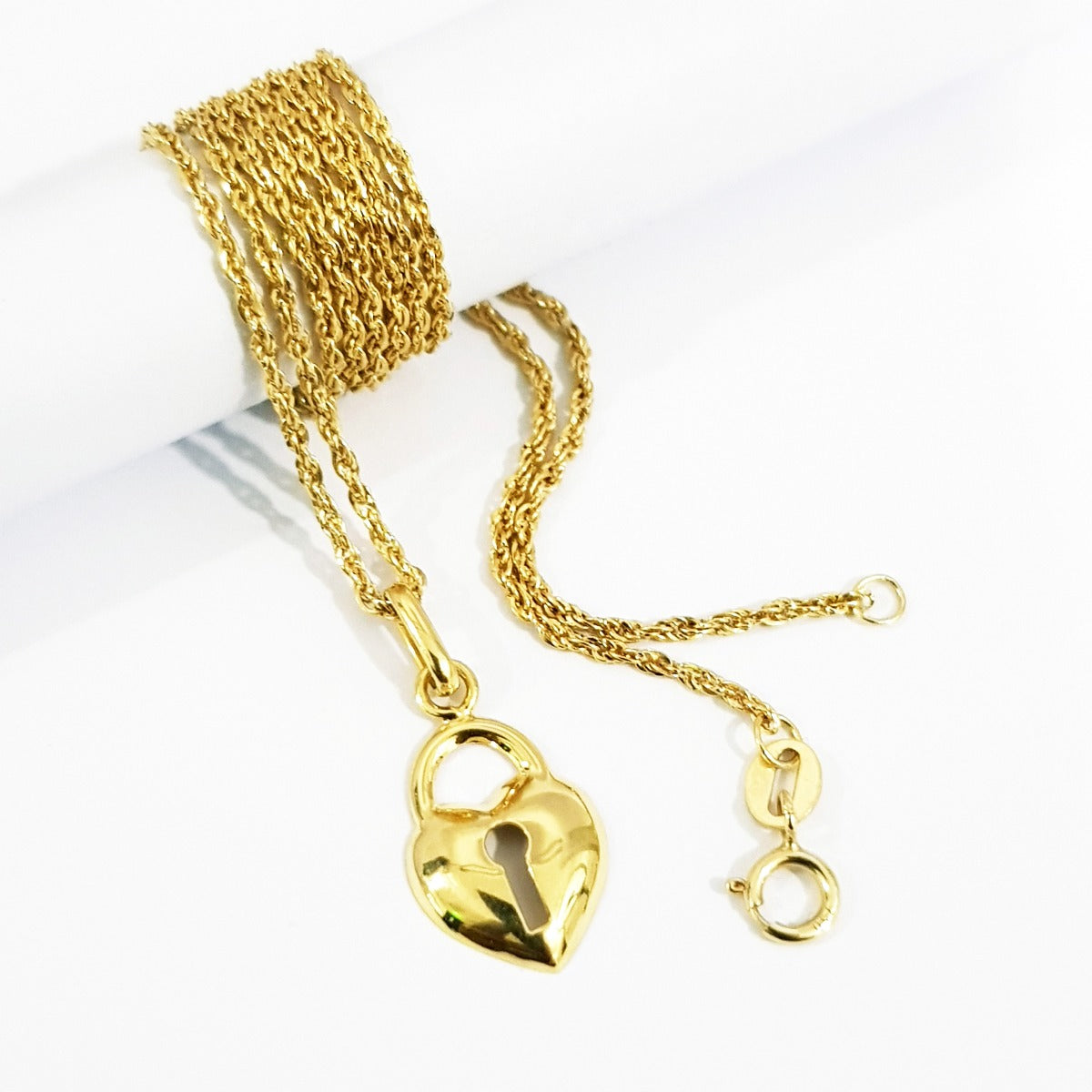 18K Pure Gold Heart Design Necklace | Necklace | 18K Gold Jewelry