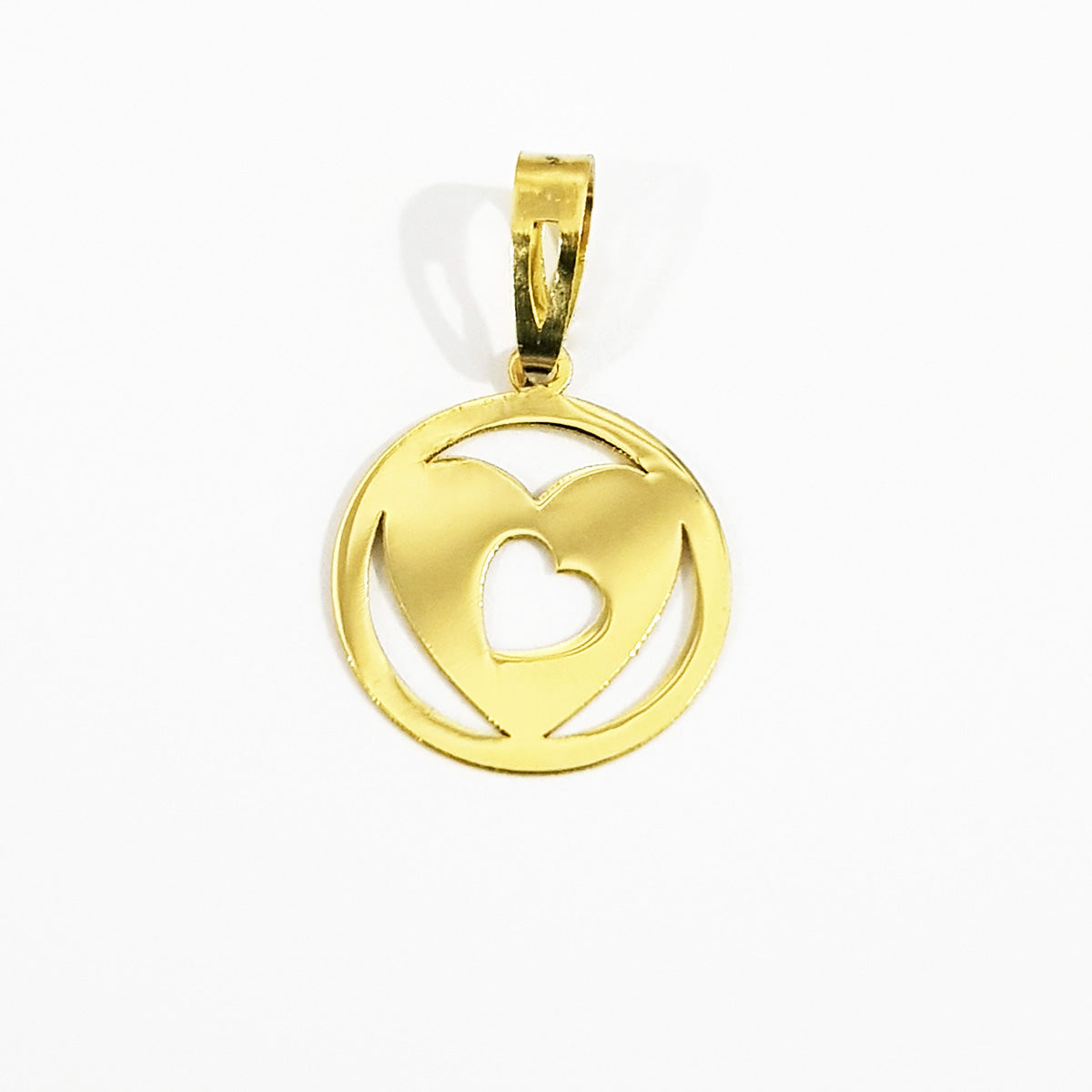 18K Pure Gold Heart Necklace | Necklace | 18K Gold Jewelry