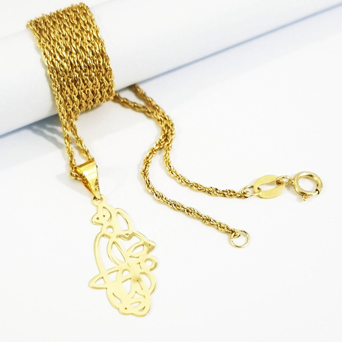 18K Pure Gold Elegant Design Necklace | Necklace | 18K Gold Jewelry