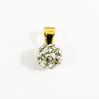 18K Pure Gold Crystal Necklace | Necklace | 18K Gold Jewelry